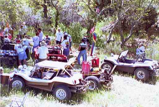 Club Picnic on Oraflamme Trail