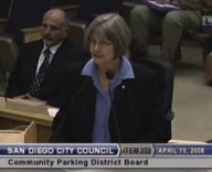 Sherri at SD City Council